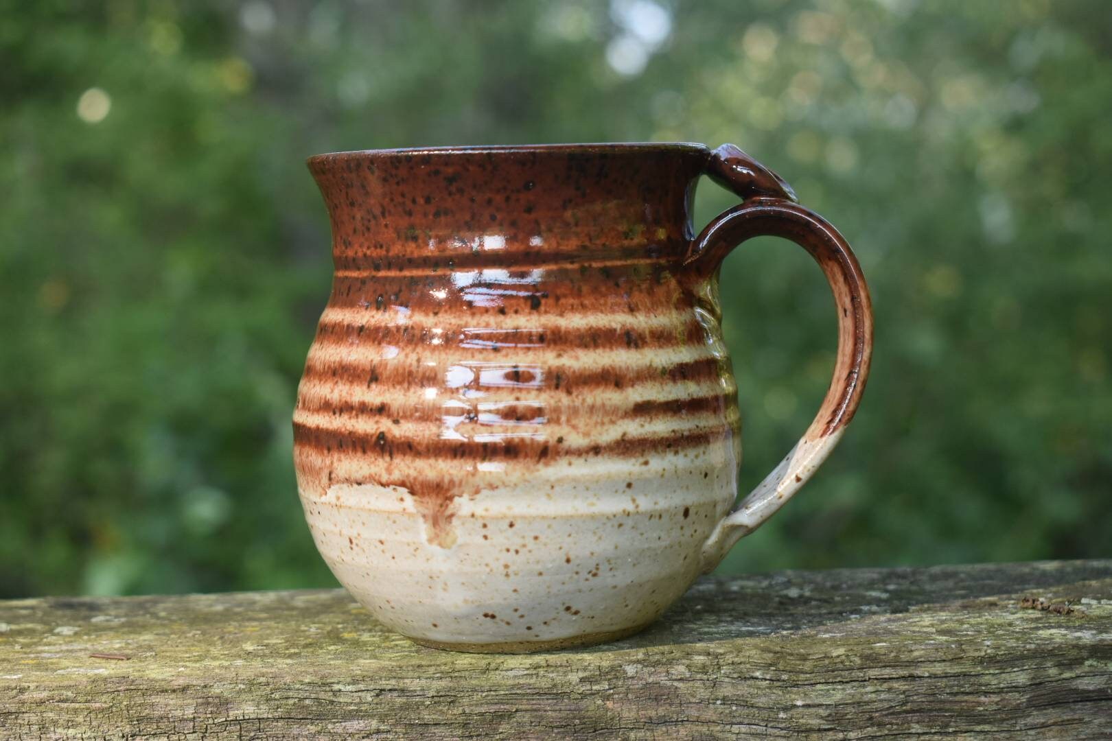 Handmade stoneware coffee mug ceramic mug clay cup - Image 7