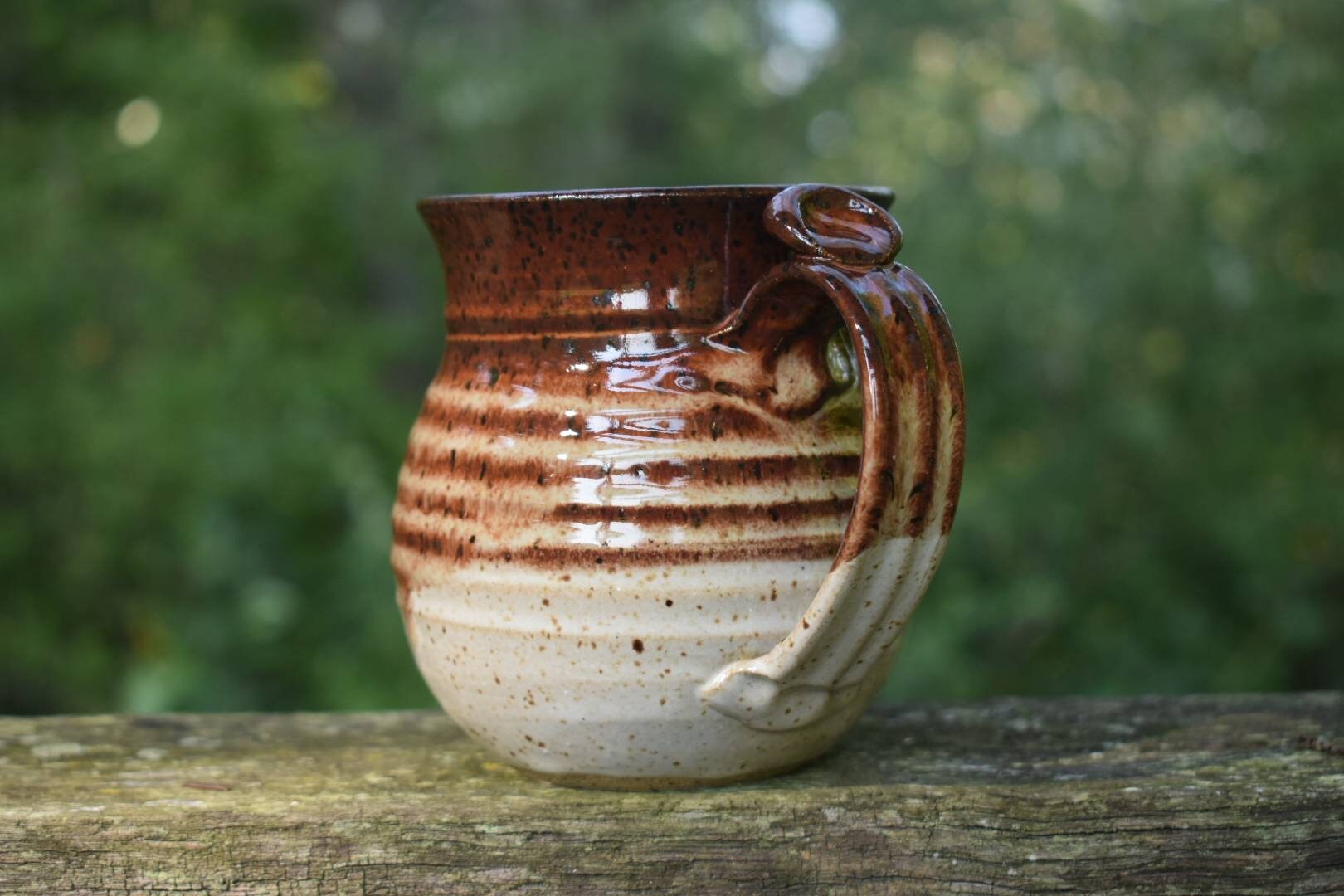 Handmade stoneware coffee mug ceramic mug clay cup - Image 8