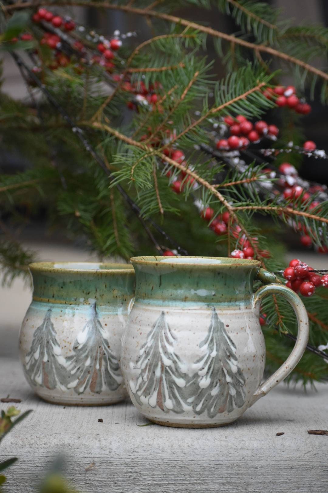 Winter Tree Ceramic Coffee Mug - Image 4