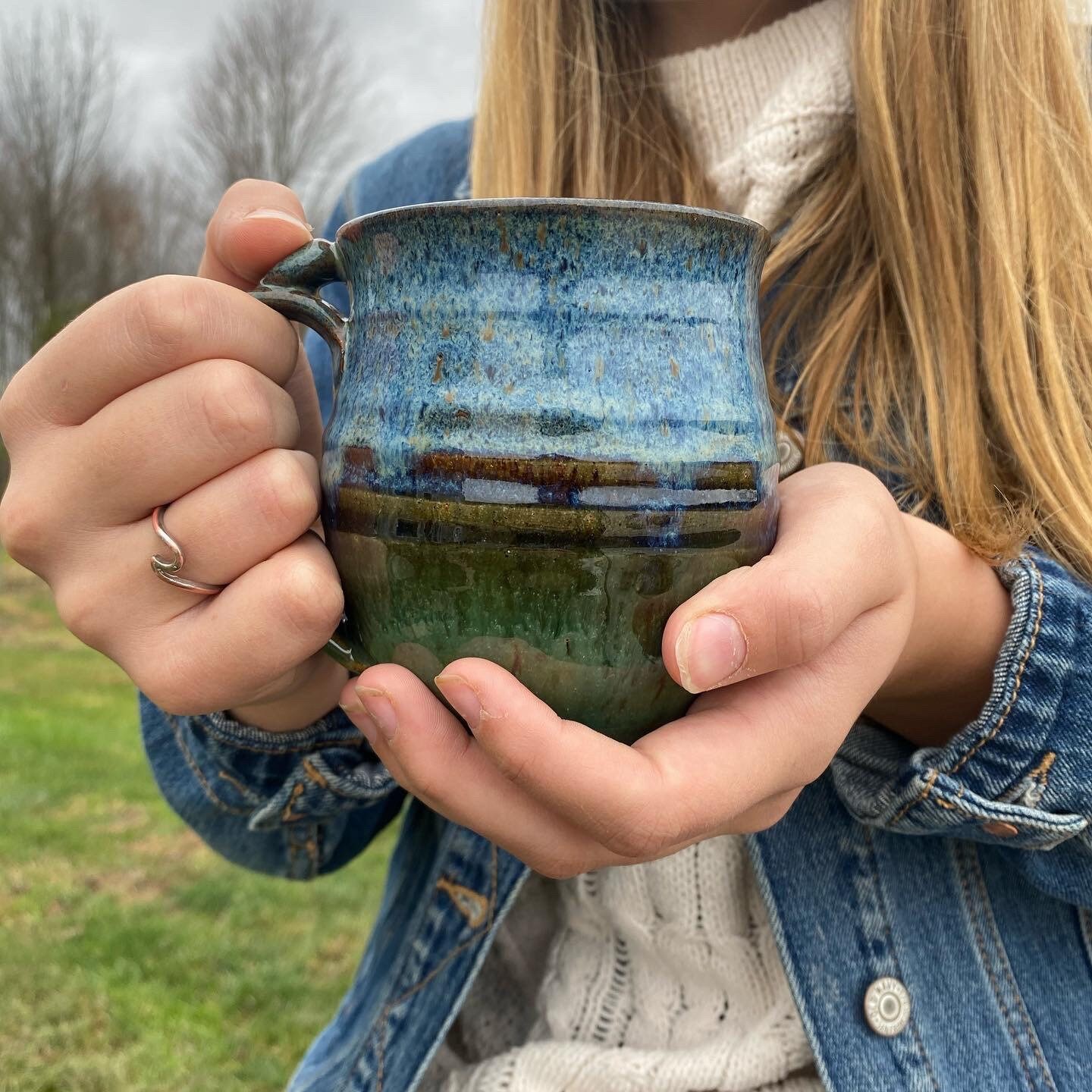Handthrown Pottery Mug - Image 4
