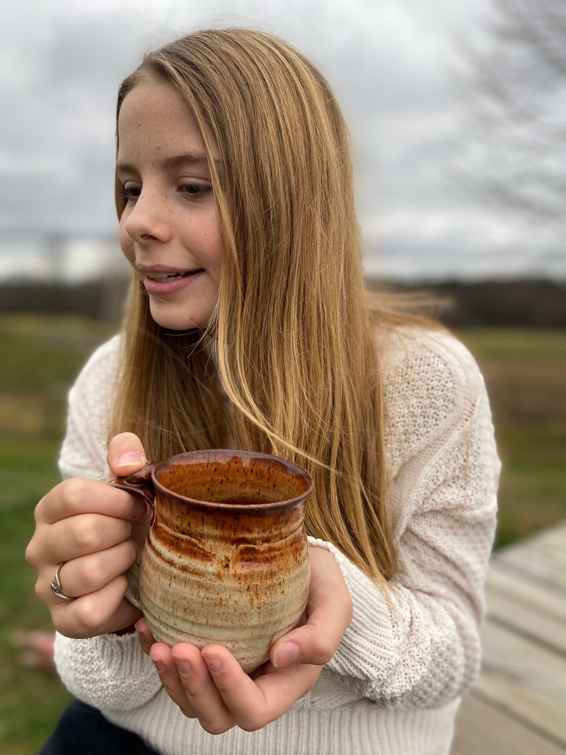 Handmade stoneware coffee mug ceramic mug clay cup - Image 10