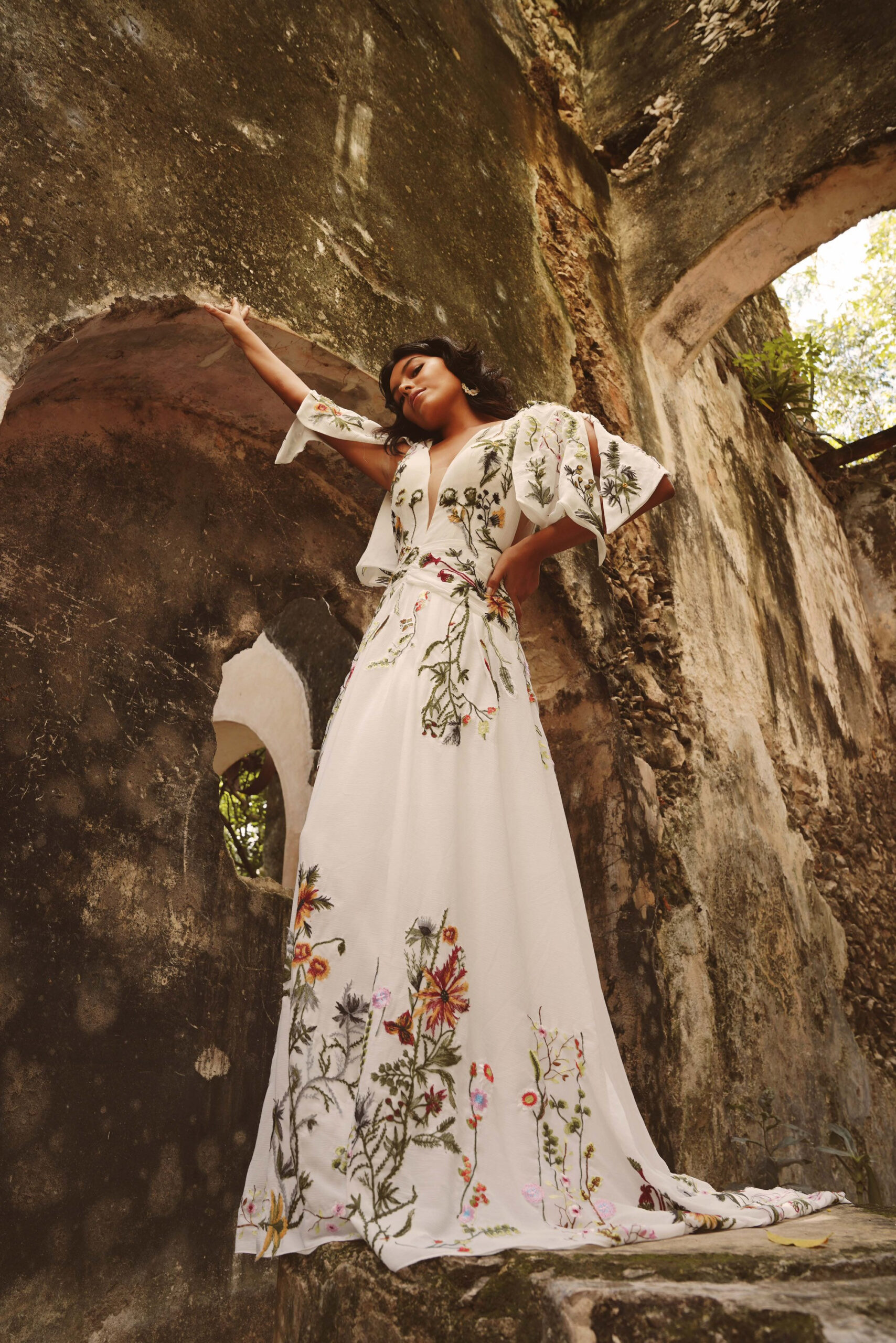 Flora — Colorful Embroidered Gown - Image 7
