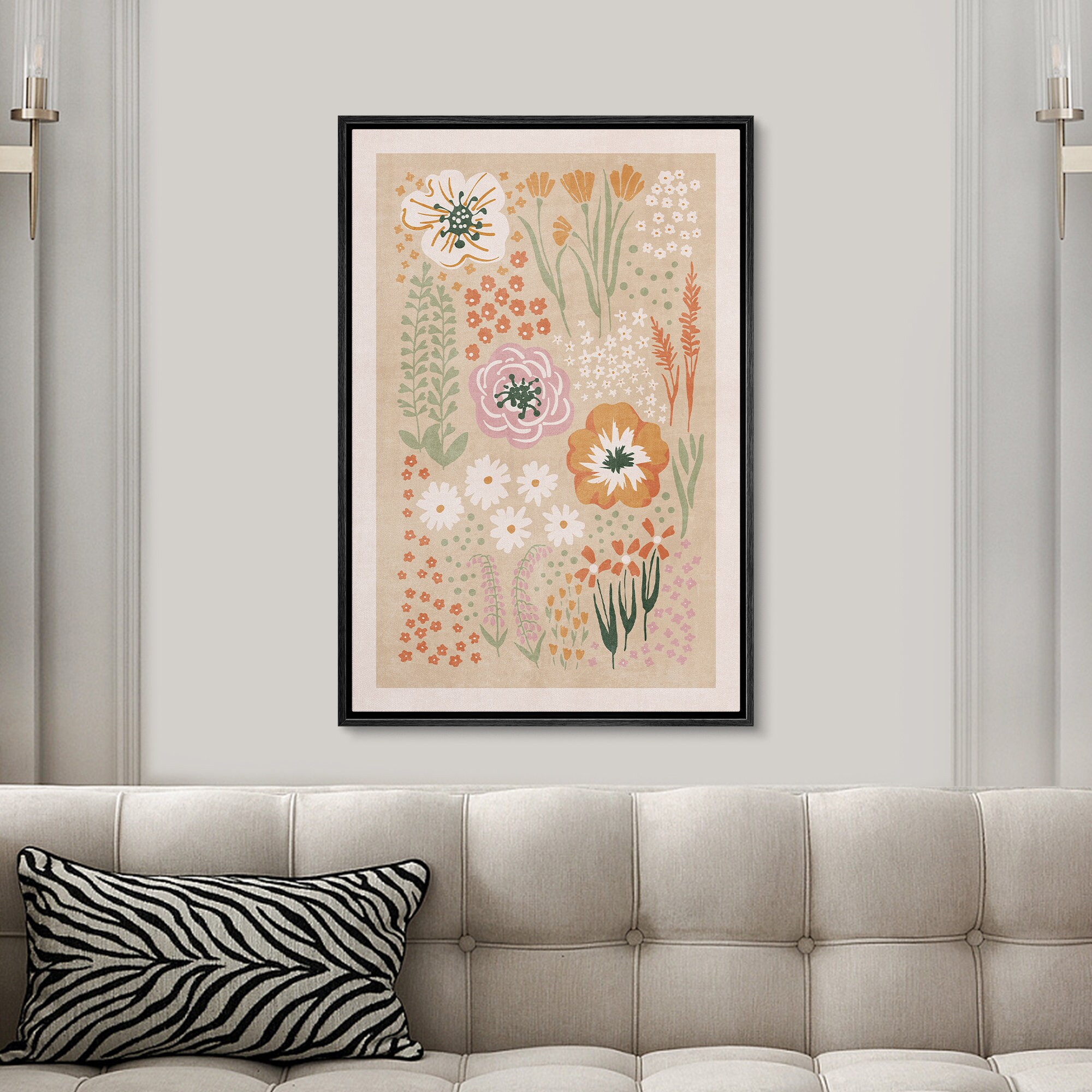 Garden Daisy Poppy Flowers, Botanical WiildFlower - Image 6