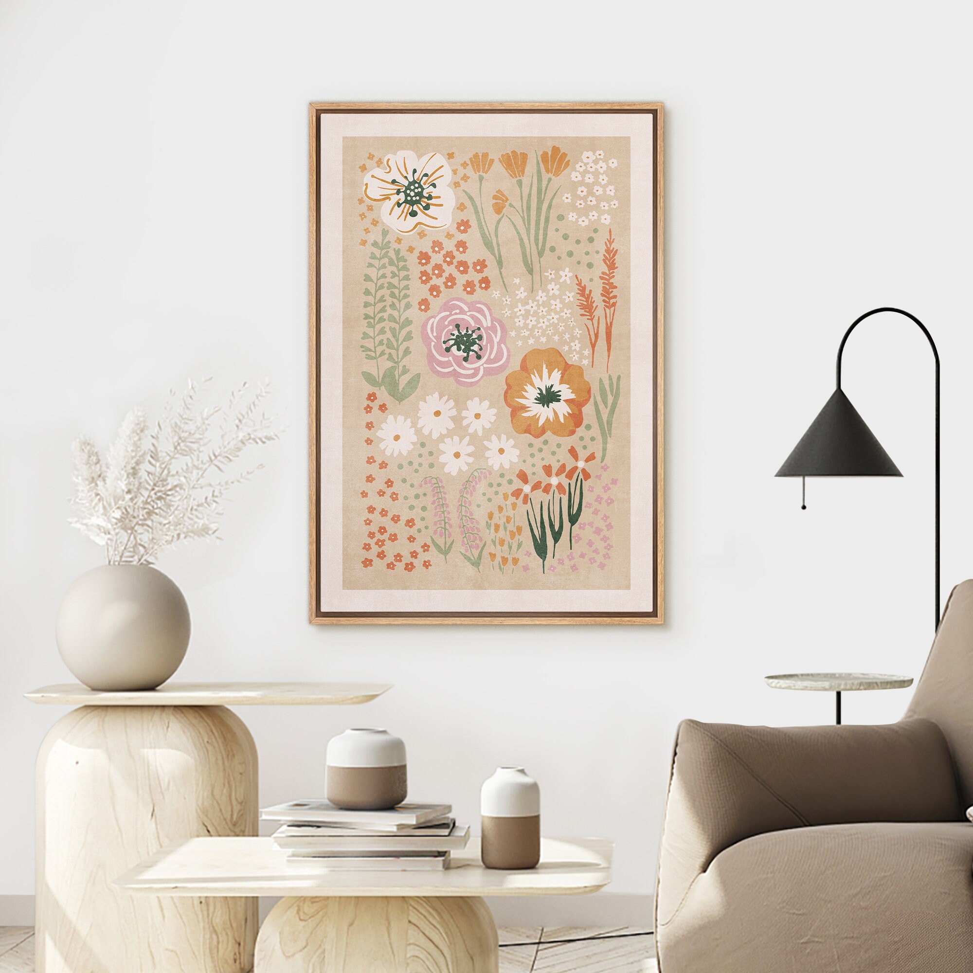 Garden Daisy Poppy Flowers, Botanical WiildFlower - Image 5