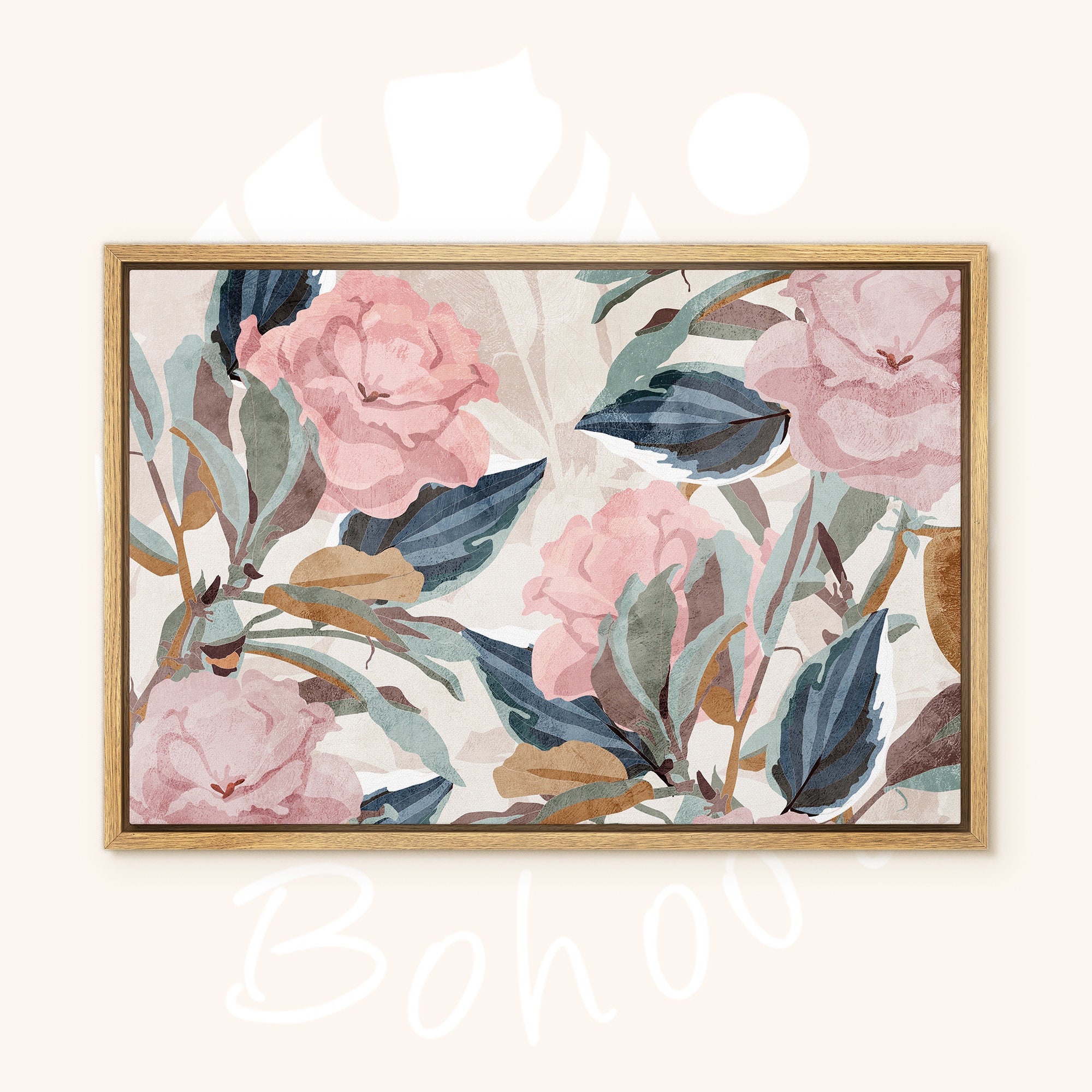 Boho Decor, Botanical Flower Gallery Wall Art Set - Image 4
