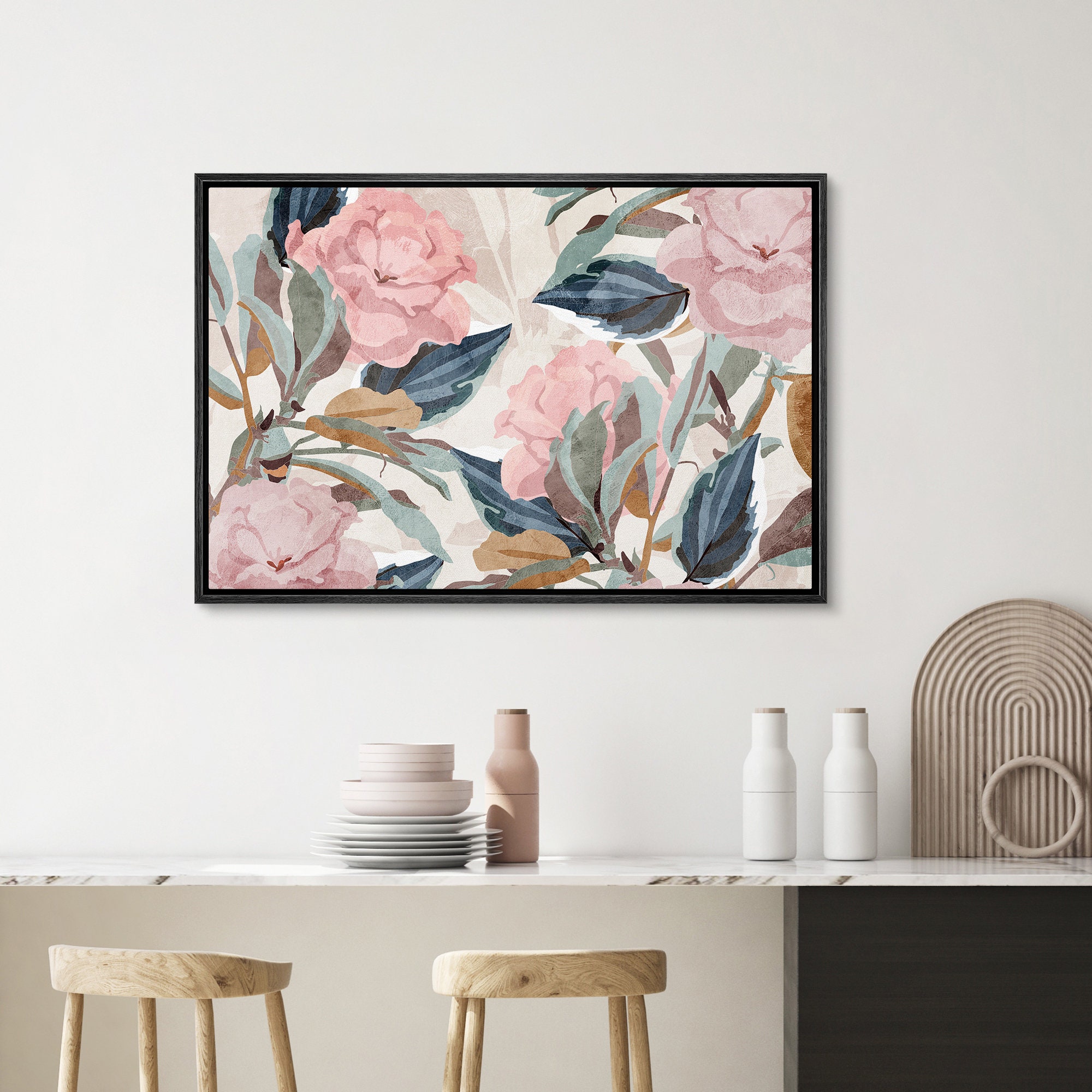 Boho Decor, Botanical Flower Gallery Wall Art Set - Image 5