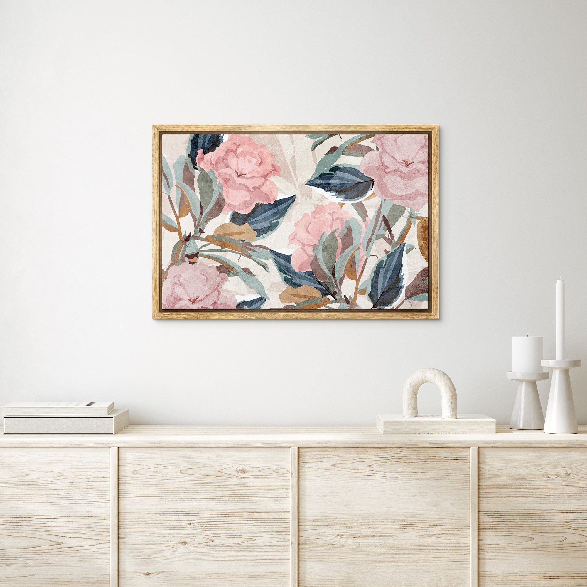 Boho Decor, Botanical Flower Gallery Wall Art Set - Image 2