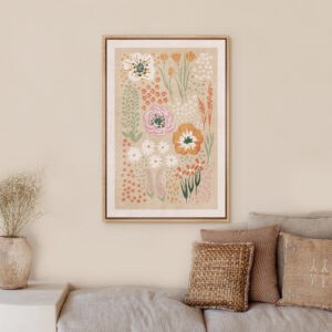 Garden Daisy Poppy Flowers, Botanical WiildFlower