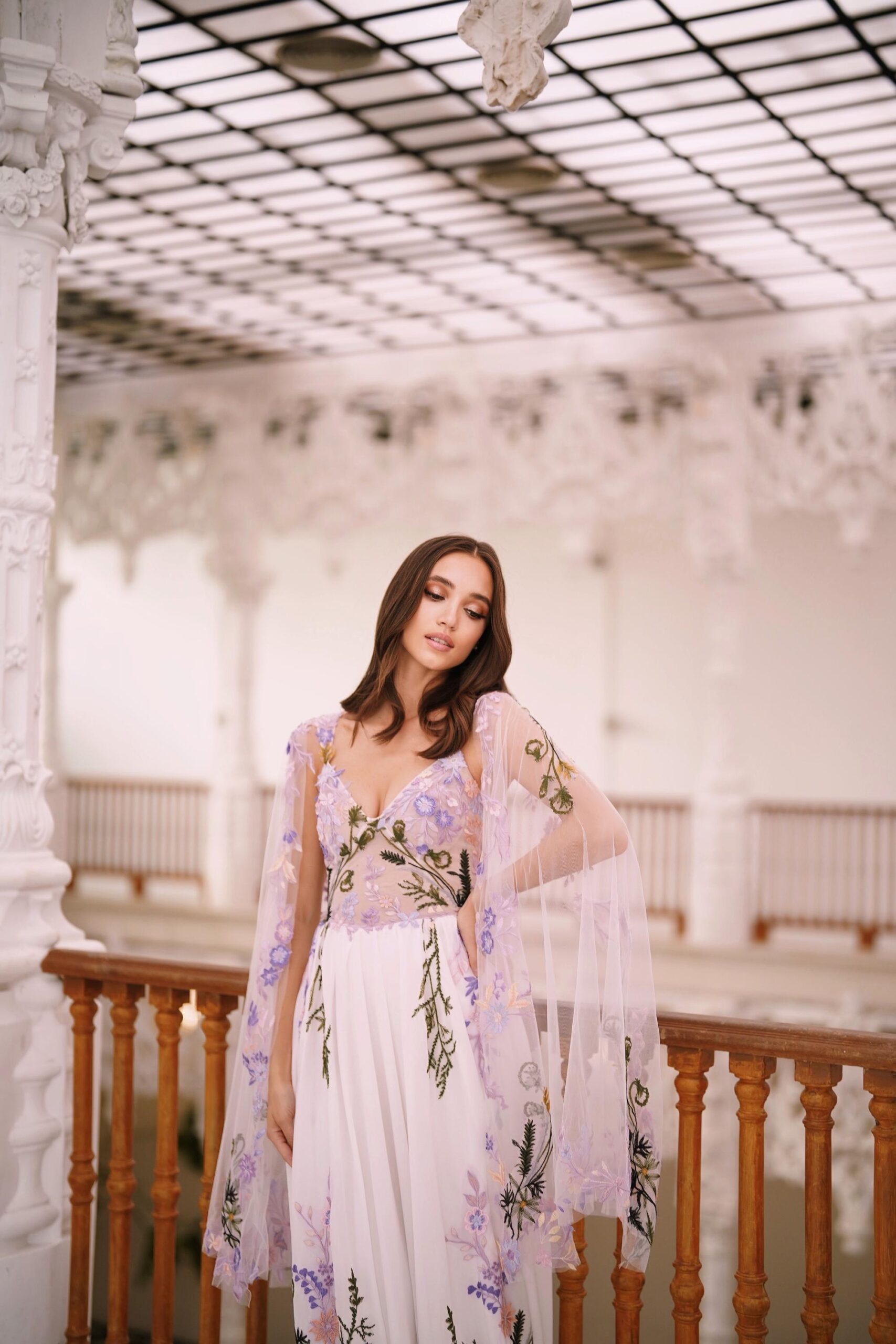 Fae — Purple Floral Wedding Dress - Woodland Dress - Nontraditional Wedding Dress - Unique Boho… - Image 9