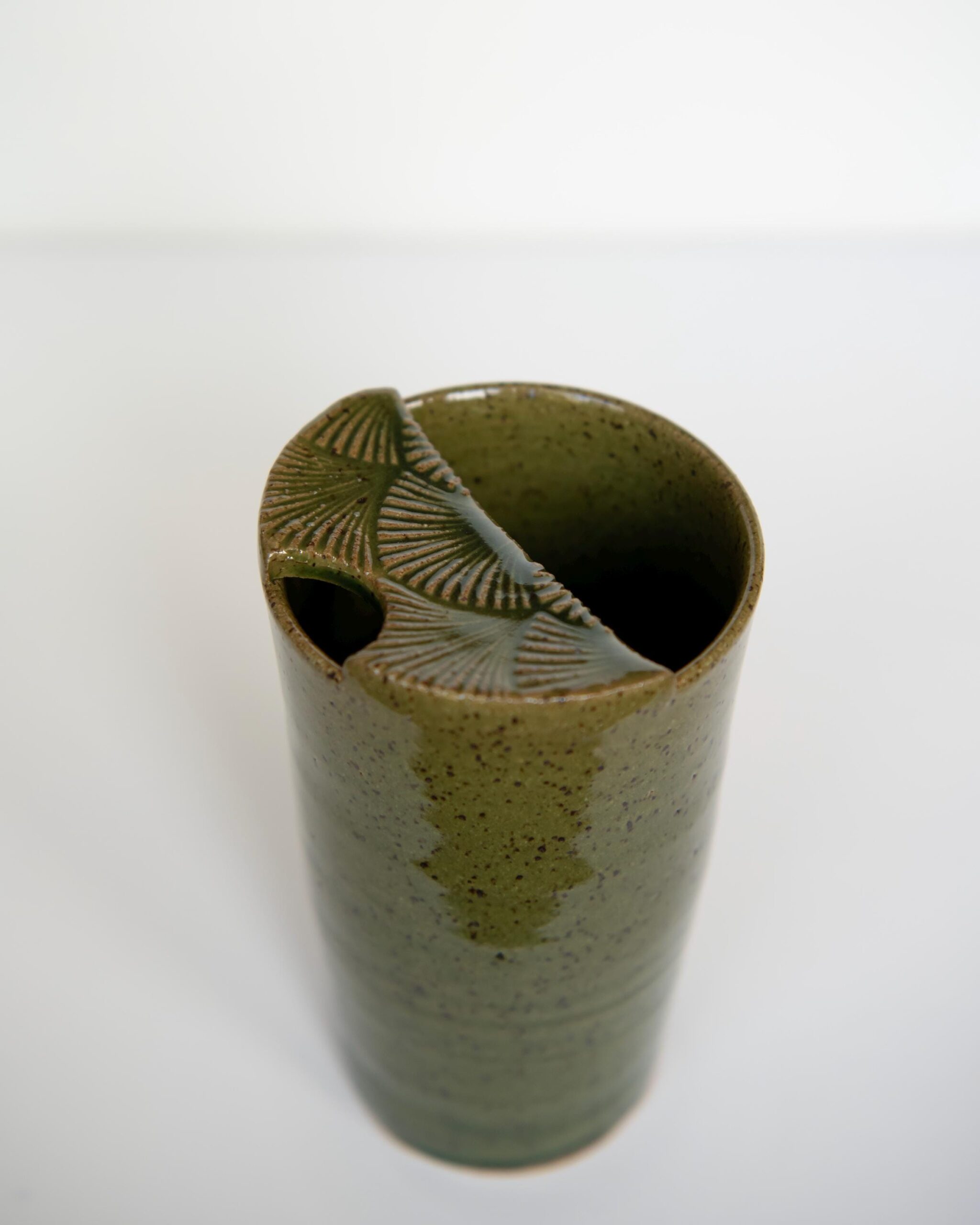 The Libby Travel Mug hand thrown ceramic mug cup Pottery Travel Mug Cup with attached lid fits in cup… - Image 9