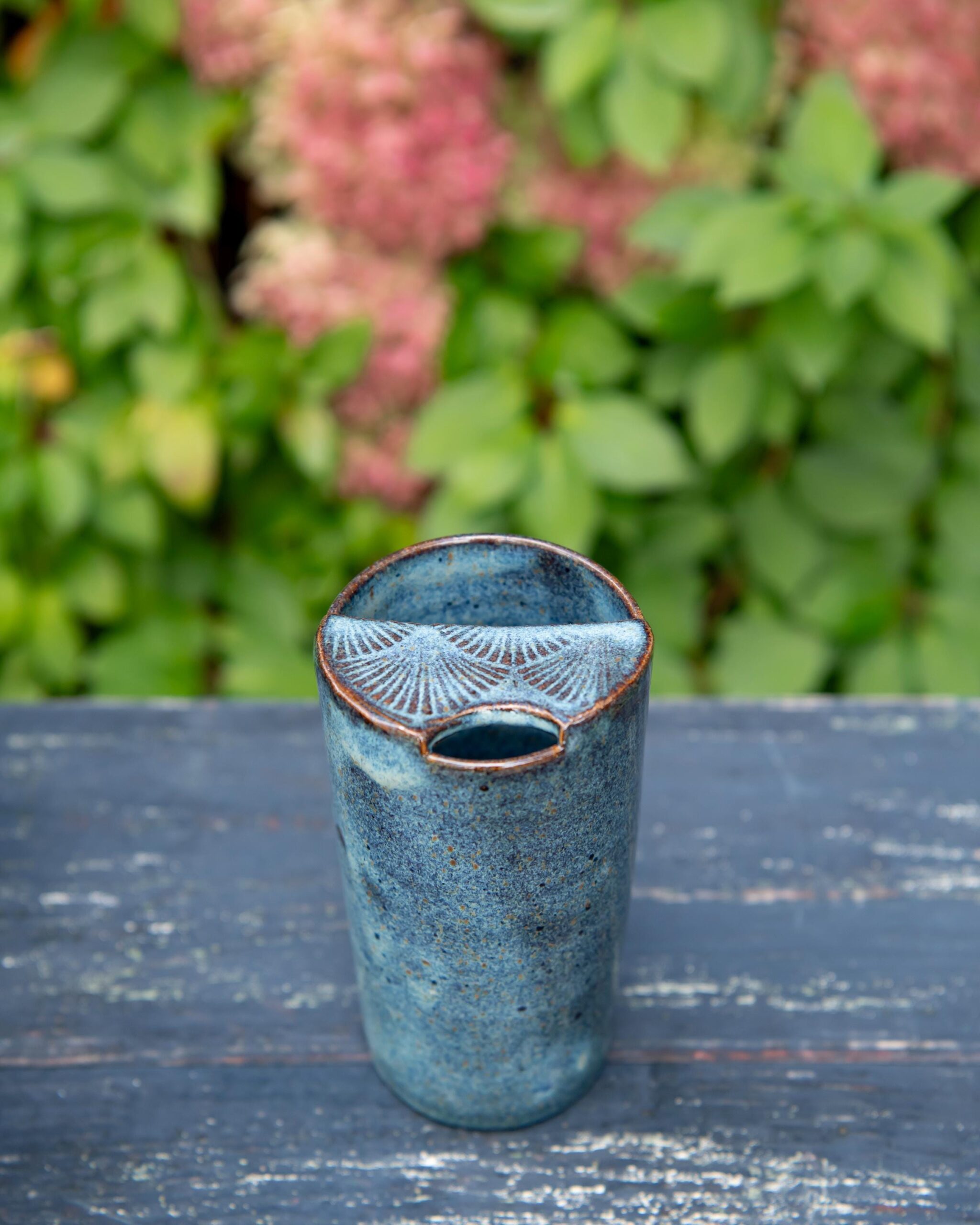 The Libby Travel Mug hand thrown ceramic mug cup Pottery Travel Mug Cup with attached lid fits in cup… - Image 10