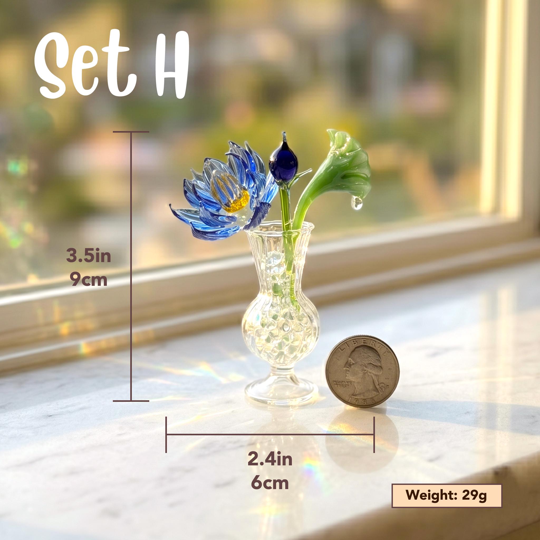 Handblown Glass Lily Flower for Mother's Day - Image 13