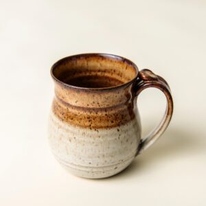 Handmade stoneware coffee mug ceramic mug clay cup