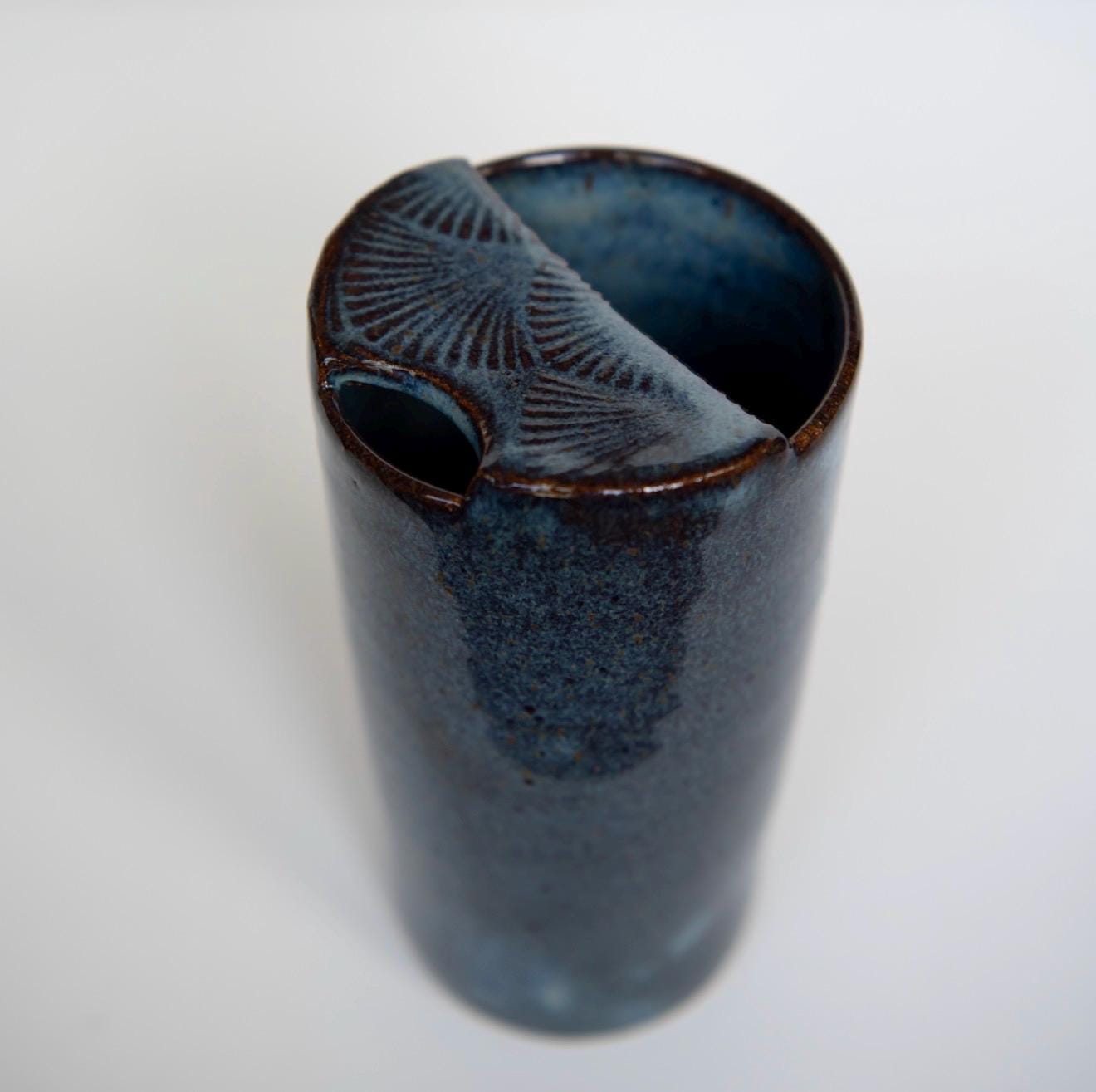 The Libby Travel Mug hand thrown ceramic mug cup Pottery Travel Mug Cup with attached lid fits in cup… - Image 16